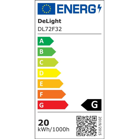 Corp LED liniar, 20W, 4100K, 120 cm, negru, DL72F32