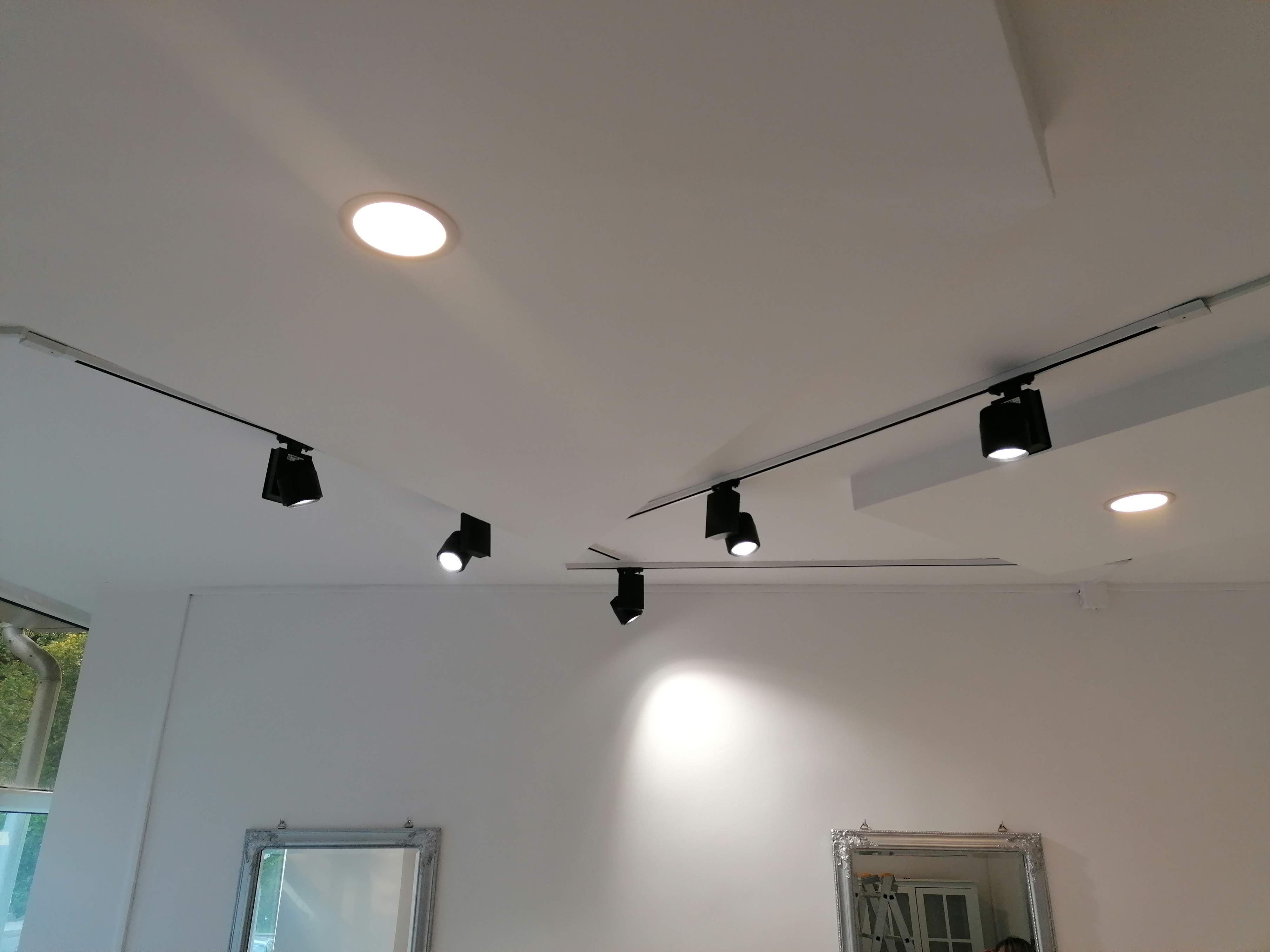 Sina pentru spoturi, proiectoare LED, lungime 1m, neagra, SPN75002