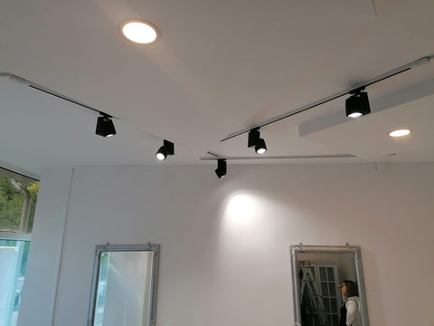 Sina pentru spoturi, proiectoare LED, lungime 1m, neagra, SPN75002