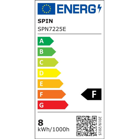 Corp LED liniar suspendat 90grade, interconectabil, 8W, 5000K, alb SPN7225E