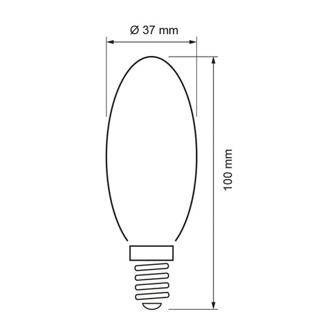 Bec Led Tip Con , 5w, E14, Lumina Neutra (**Cantitate Minima De Comanda 10 Buc**)