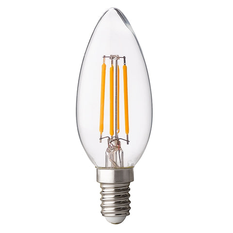 Bec Led Cu Filament Dimabil, Tip Con, 4w, E14, 4200k, Lumina Neutra