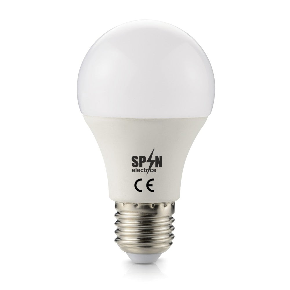 Bec Led E27, model glob A60, 6W=45W, 6400K, lumina rece, 24V DC, 420Lm SPN6509W