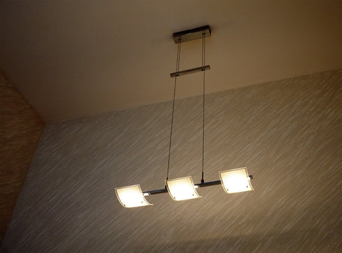 Corp De Iluminat Led Suspendat, 15w, 2700k, Lumina Calda, Corp Cromat