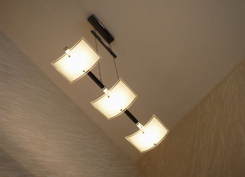 Corp De Iluminat Led Suspendat, 15w, 2700k, Lumina Calda, Corp Cromat