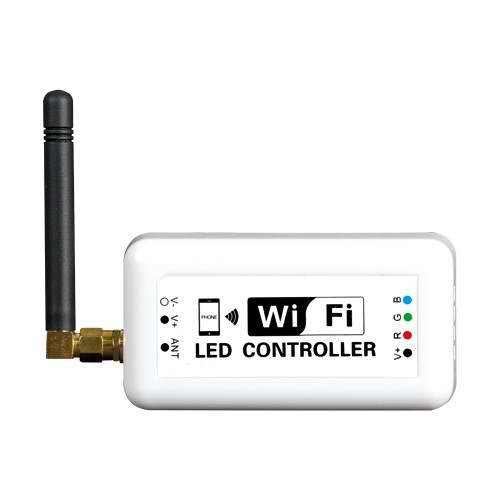 Controller Wifi Pentru Benzi Led Monocromatice, 12a, 12-24v Dc, 144w