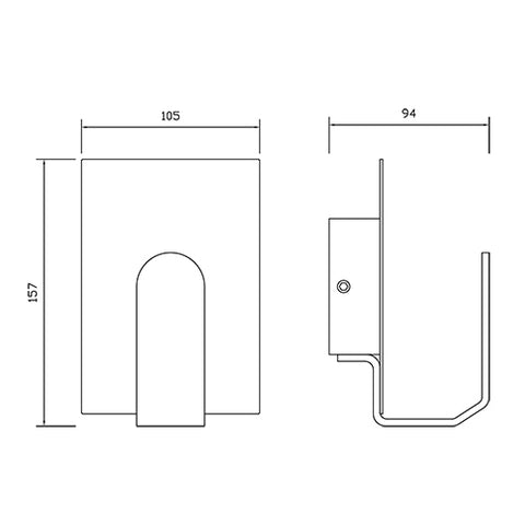 Corp De Iluminat Led, De Perete, Cu Lumina Indirecta, 3,5w, Corp Alb, Lumina Calda
