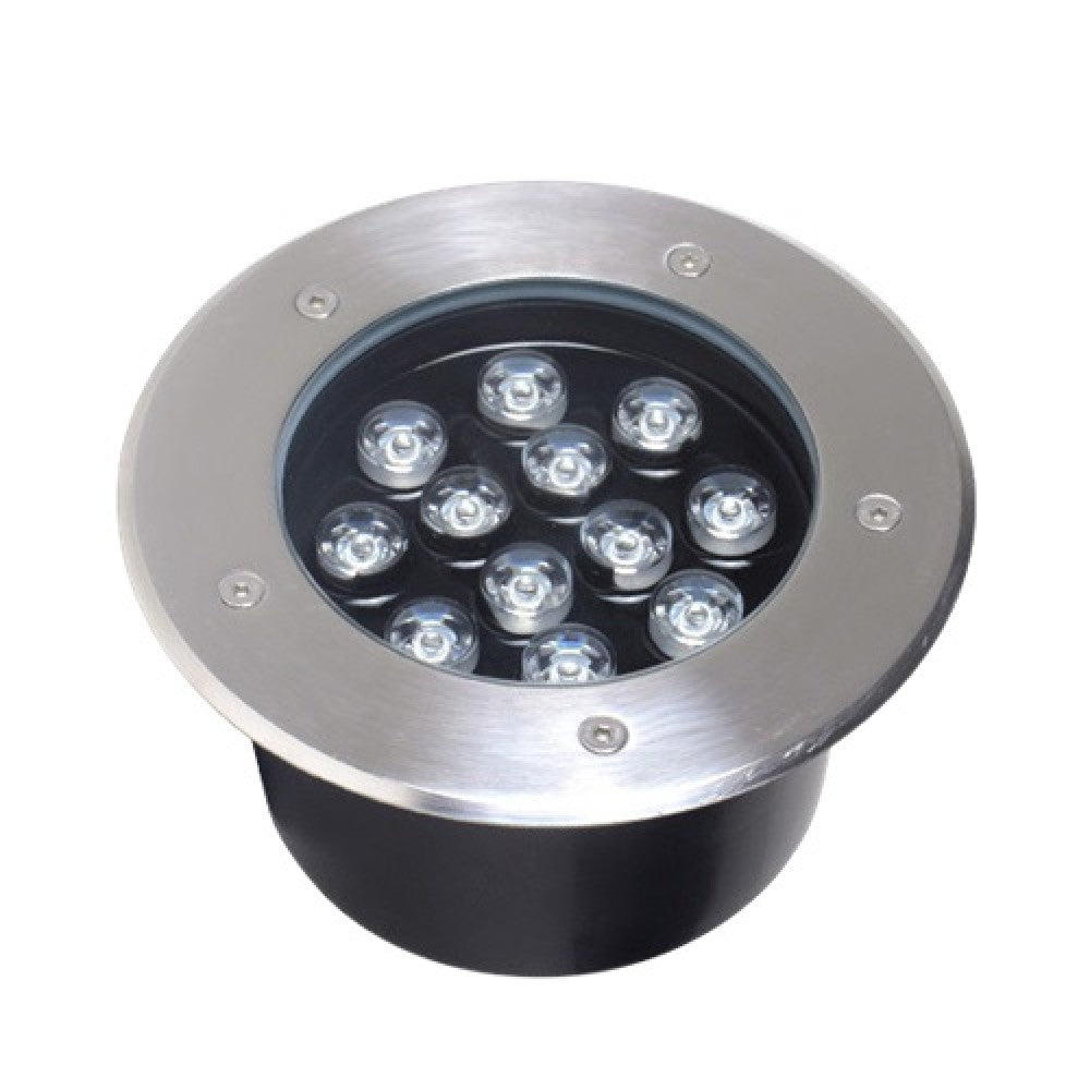 Spot LED pardoseala 12W=60W, Ø180mm, 6400K, lumina rece  DL80116