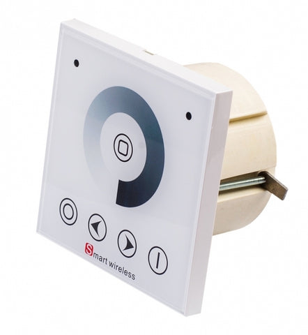 Intrerupator / Dimmer Tactil Smart De Perete, 2.4g Rf, Pentru Iluminat Led, Controleaza Gama Rf 2.4g (Ssd), 1 Zona