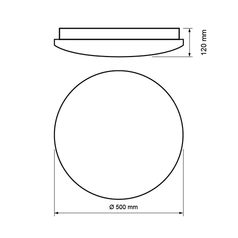 Lampa Decorativa De Tavan Cu Led, 36w 2700k Ip20