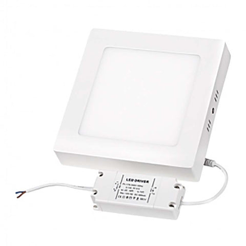 Panou Led Pentru Montaj Aparent, 12w, Patrat, Smd2835, 4200k