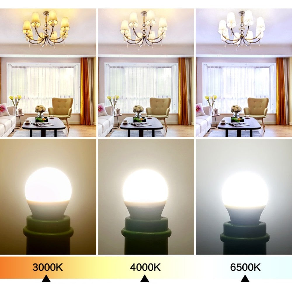 Bec LED cu lumina adaptabila, model glob A60, 12W=100W, 1080Lm SPN6509R