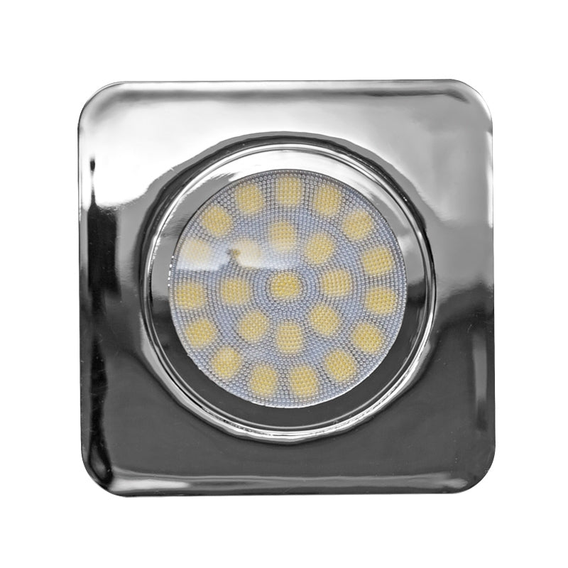 Spot Led Incastrabil, Patrat, Smd2835, 3w, 12vdc, 4200k, Lumina Neutra, Ip44