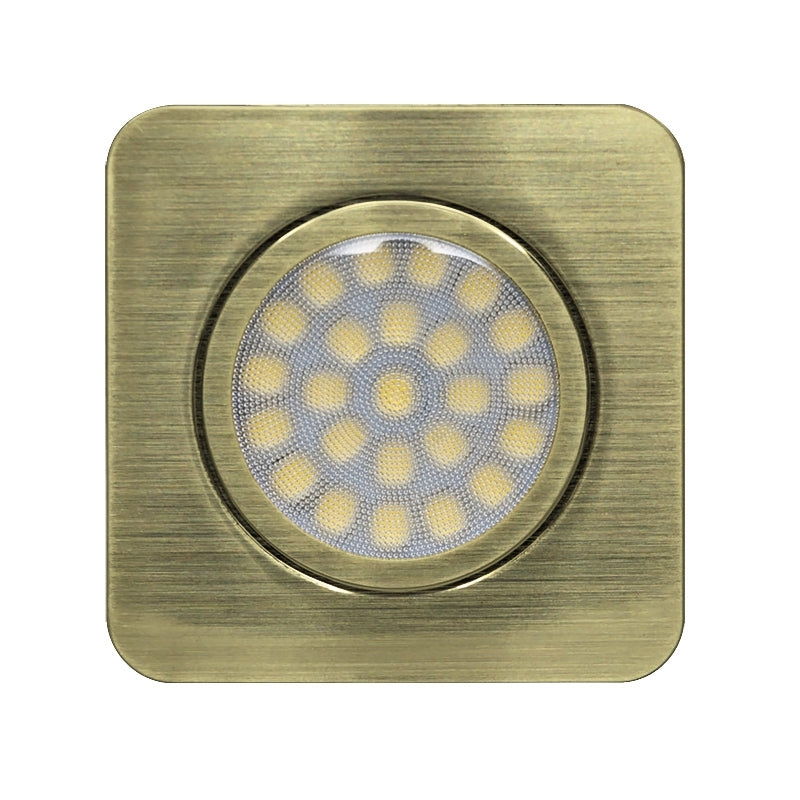 Spot Led Incastrabil, Patrat, Smd2835, 3w, 12vdc, 4200k, Lumina Neutra, Ip44