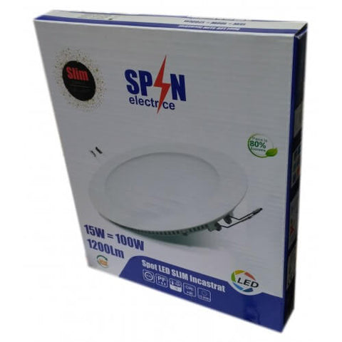 Spot Led slim/15W/2700K Ø192, Spin, SPN7724