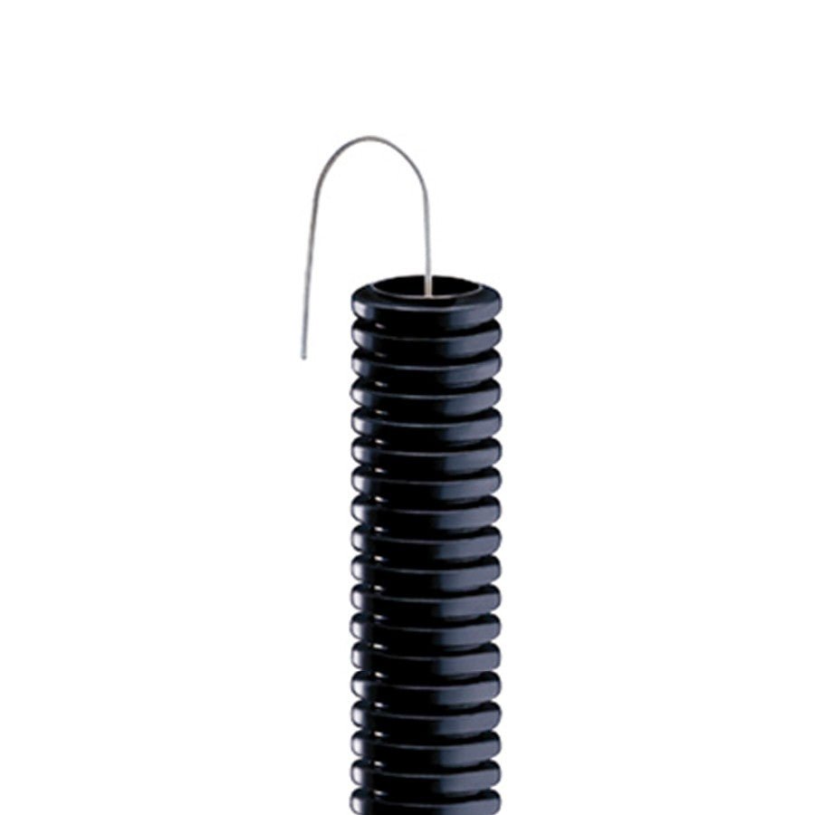 Rola 75m tub flexibil pvc, copex,  25 negru, cu fir de tragere,  Gewiss DX15125R