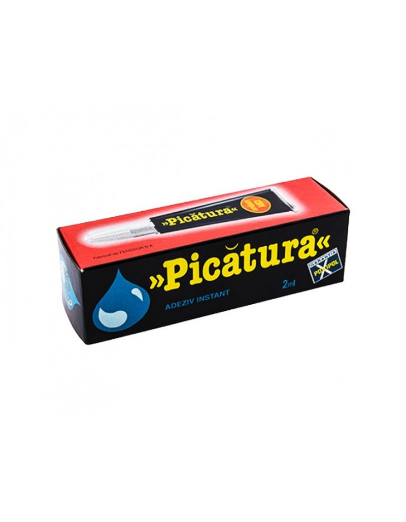 Lipici Picatura Adeziv Instantaneu 2 Ml Cutie Negru+Portocaliu