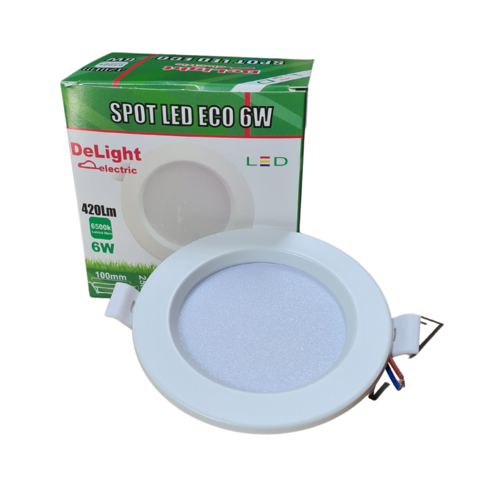 Spot LED Eco 6W/2700k/420lm set 2 buc DL77001